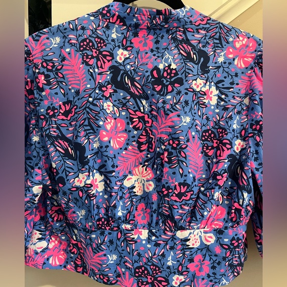 Lilly Pulitzer Livvie Smocked Top - Picture 10 of 10